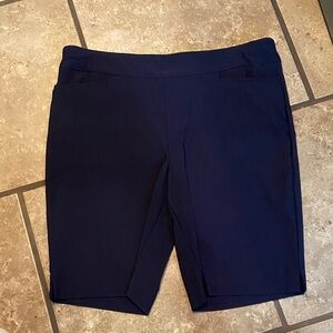 Chico's Dark Blue Women's Bermudas